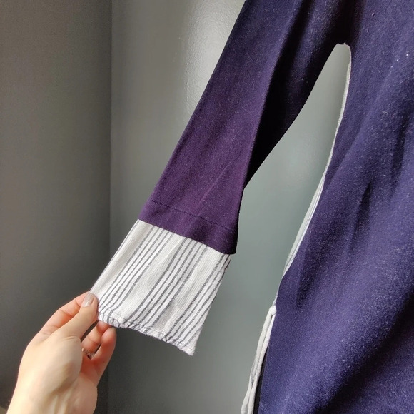 Westport Mixed Media Blouse - Picture 4 of 7